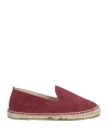 Manebi Manebí Man Espadrilles Garnet Size 7 Soft Leather In Red