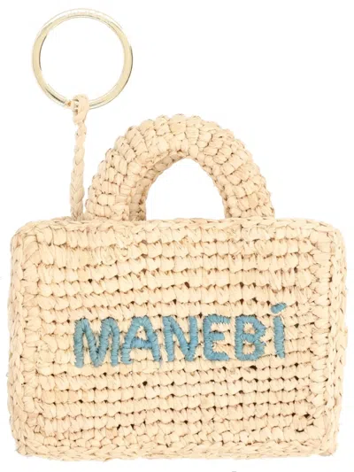 Manebi Portachiavi "mini Sunset" In Beige