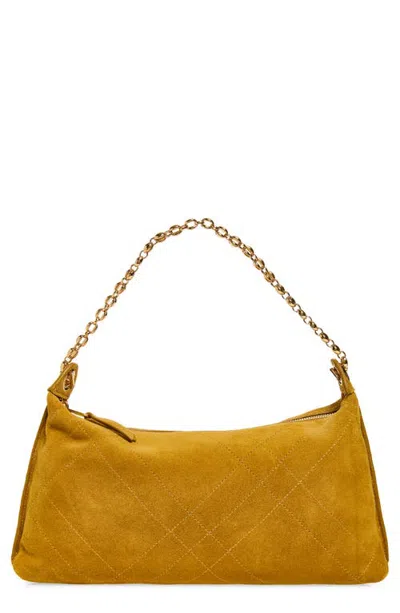 Mango Borja Shoulder Bag In Yellow