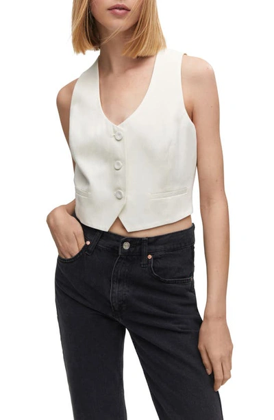 Mango Crop Vest In White