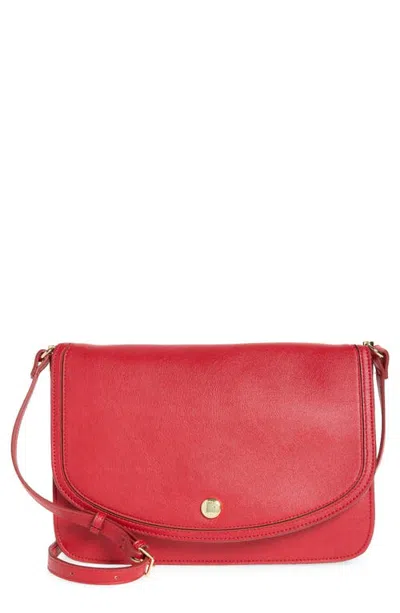 Mango Dalma Faux Leather Crossbody Bag In Red