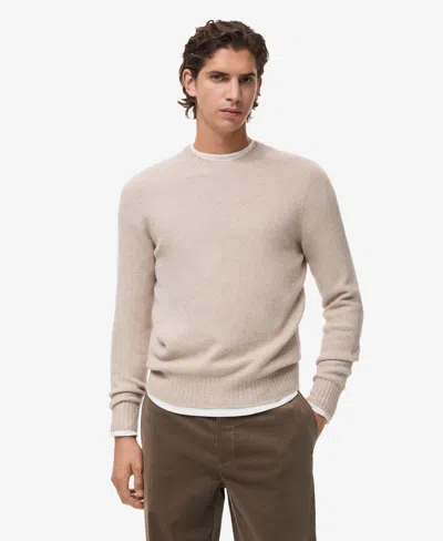 Mango Men's Knitted Wool Blend Sweater In Neutral