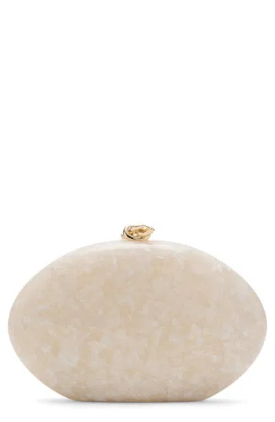 Mango Pearl Effect Clutch In Neutral