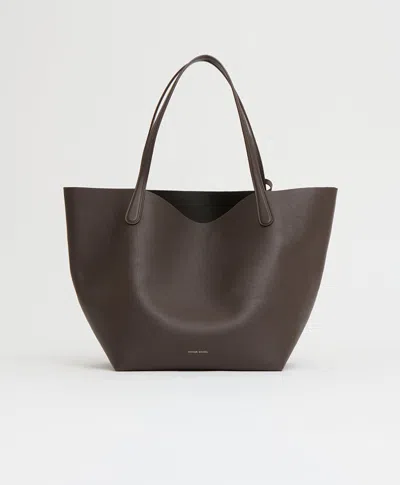 Mansur Gavriel Everyday Soft Tote In Ebony/black