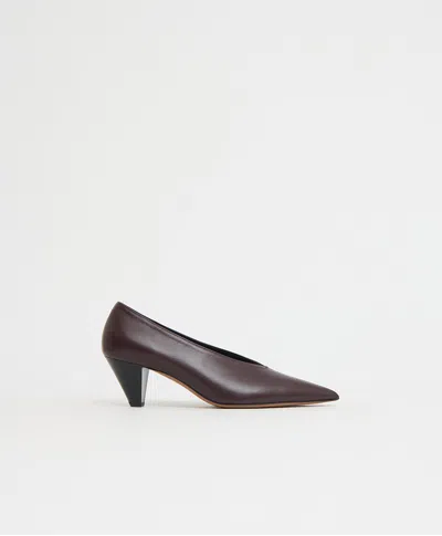 Mansur Gavriel Kiki Heel In Plum
