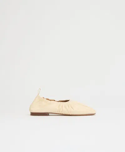 Mansur Gavriel Ruched Ballerina In Jasmine