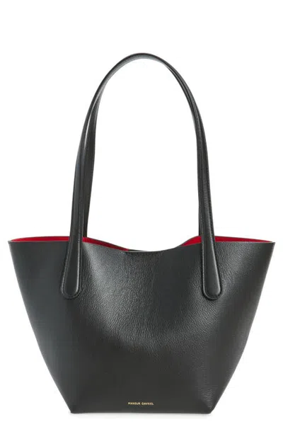 Mansur Gavriel Small Everyday Soft Leather Tote In Black