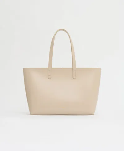 Mansur Gavriel Small Zip Tote In Light Grey