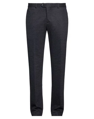 Manuel Ritz Man Pants Midnight Blue Size 40 Cotton, Virgin Wool, Acrylic