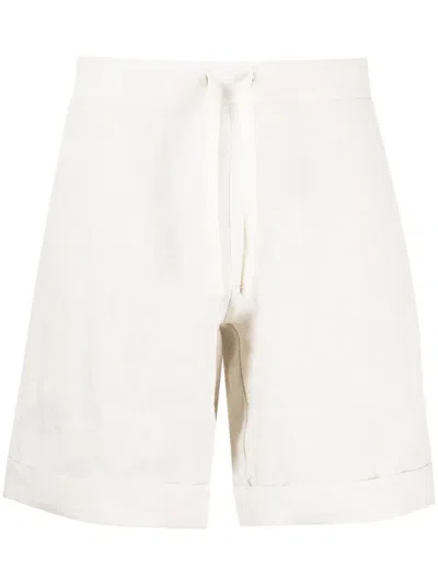 Marane Drawstring-waist Linen Shorts In Nude
