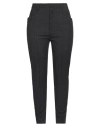 Marant Etoile Marant Étoile Woman Pants Lead Size 10 Virgin Wool, Cotton, Linen, Elastane In Grey