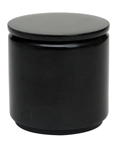 Marble Crafter Eris Collection Jet Black Canister