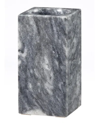 Marble Crafter Myrtus Collection Square Cloud Gray Marble Tumbler
