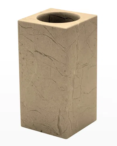 Marble Crafter Polished Square Verona Beige Marble Tumbler In Pinkish Beige