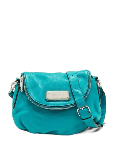 Pre-owned Marc By Marc Jacobs Classic Q Natasha Shoulder Bag In Blue
