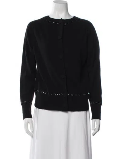 Pre-owned Marc Jacobs Crew Neck Sweater In Black