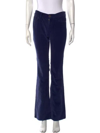 Pre-owned Marc Jacobs Flared Pants In Blue