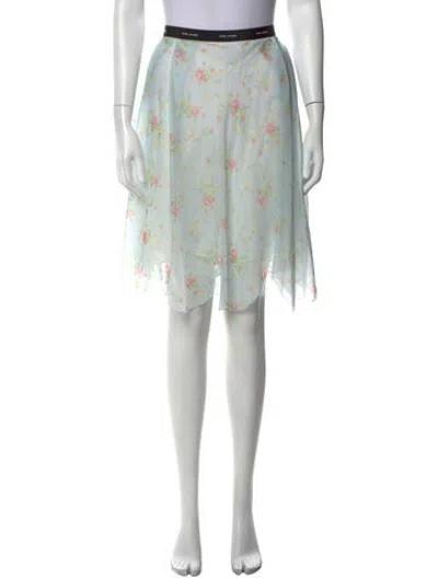 Pre-owned Marc Jacobs Floral Print Mini Skirt W/ Tags In Multicolor