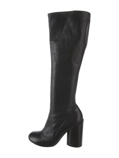 Pre-owned Marc Jacobs Leather Boots In Black