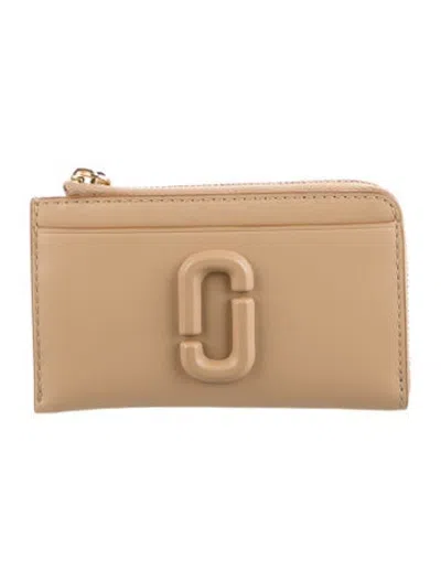 Pre-owned Marc Jacobs Leather Card Holder W/ Tags In Brown