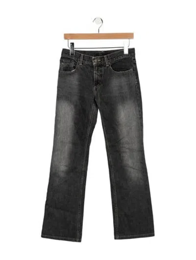 Pre-owned Marc Jacobs Mid-rise Flared Jeans In Grey