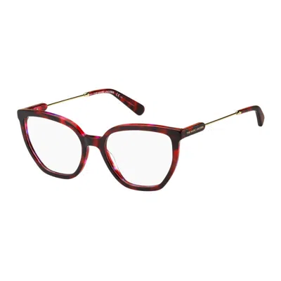 Marc Jacobs Mini Eyeglasses With Cherry Havana-inspired Frame And Clear Demo Lens