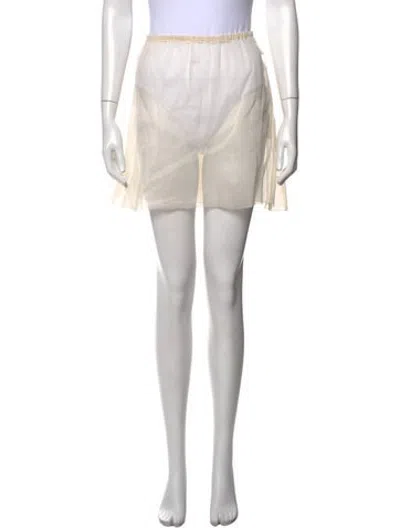 Pre-owned Marc Jacobs Mini Skirt In Neutrals