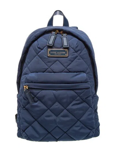 Pre-owned Marc Jacobs Nylon Backpack In Blue