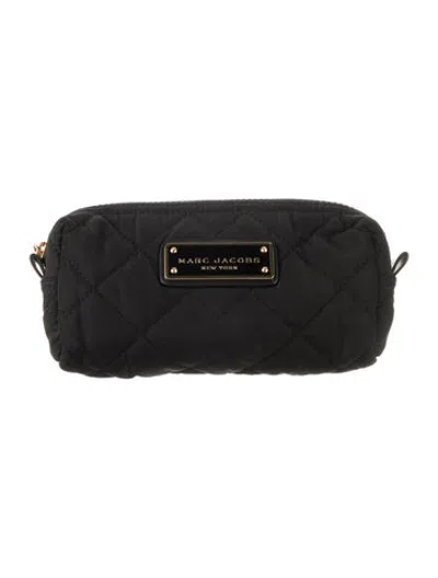 Pre-owned Marc Jacobs Nylon Cosmetic Bag In Black