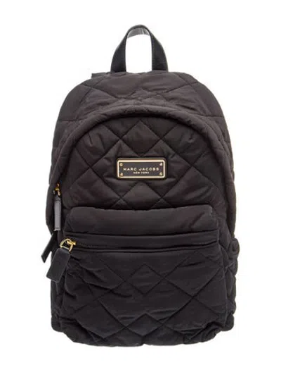 Pre-owned Marc Jacobs Quilted Backpack In Black