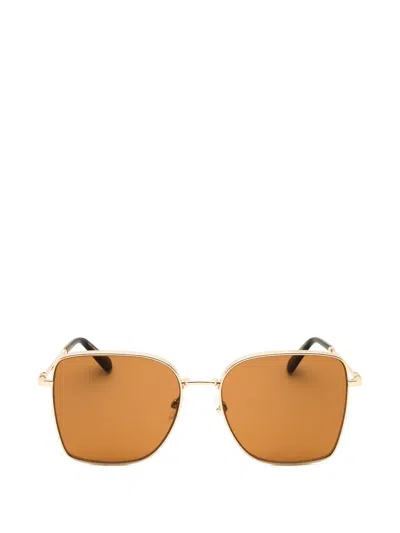 Marc Jacobs Rectangle-frame Sunglasses In Brown