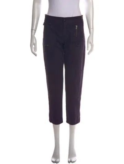 Pre-owned Marc Jacobs Straight Leg Pants In Purple