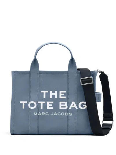 Marc Jacobs "the Mediun Tote" Color Tote Bag In Blue