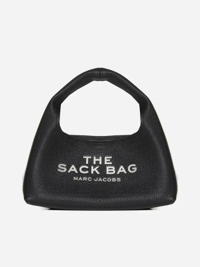 Marc Jacobs The Mini Sack Bag Leather Bag In Black