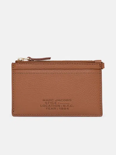 Marc Jacobs (the) Portacarte Zip Wristlet In Brown