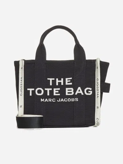 Marc Jacobs The Small Tote Canvas Bag In Black