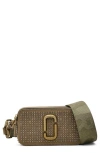 Marc Jacobs The Snapshot Crossbody Bag In Slate Green Crystal