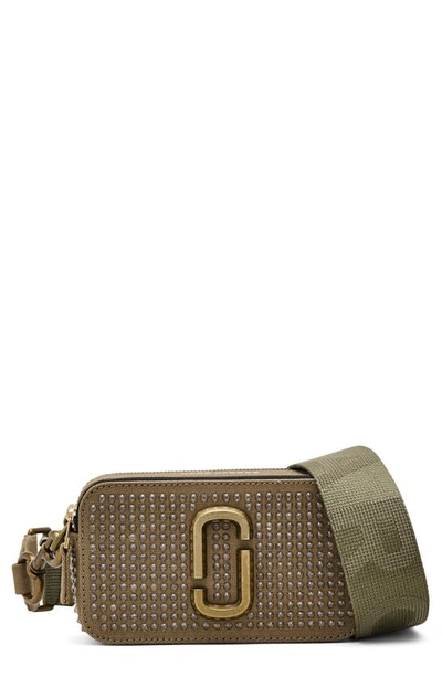 Marc Jacobs The Snapshot Crossbody Bag In Slate Green Crystal