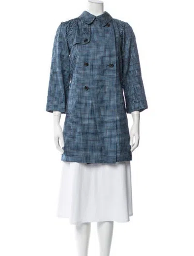 Pre-owned Marc Jacobs Vintage Late 2000's - Early 2010's Coat In Blue