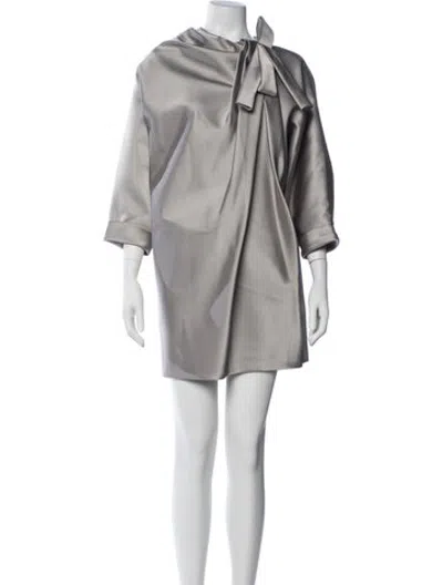 Pre-owned Marc Jacobs Vintage Mini Dress In Silver