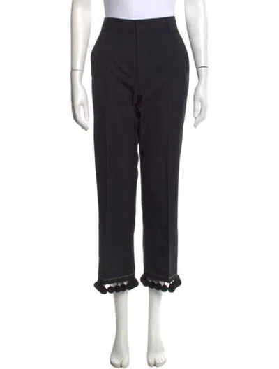 Pre-owned Marc Jacobs Vintage Straight Leg Pants In Black