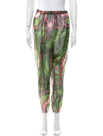Pre-owned Marc Jacobs Vintage Wide Leg Pants In Green