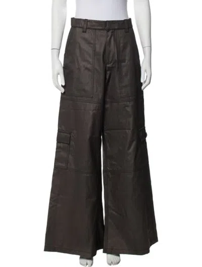 Pre-owned Marc Jacobs Wide Leg Pants In Brown