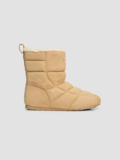 Marc Jacobs Women's The Aspen Suede Winter Boots In Iced Coffee