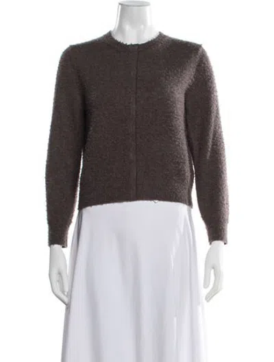 Pre-owned Marc Jacobs Wool Crew Neck Sweater In Brown