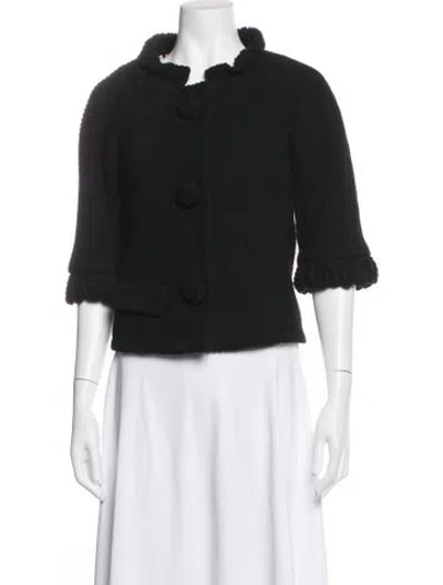 Pre-owned Marc Jacobs Wool Jacket In Black