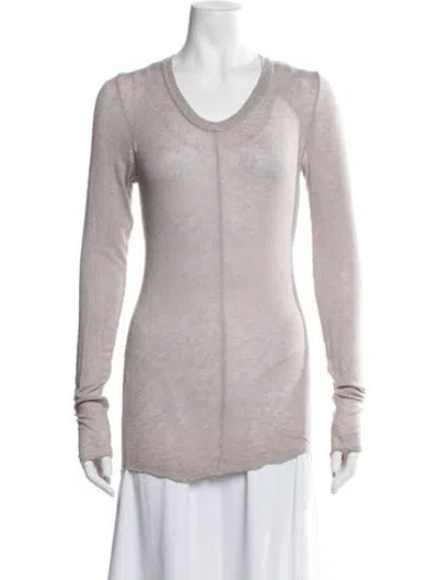 Pre-owned Marc Le Bihan V-neck Sweater In Purple