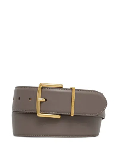 Marc O'polo Buckle-fastening Leather Belt In White