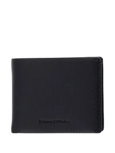 Marc O'polo Logo-debossed Bi-fold Wallet In Black