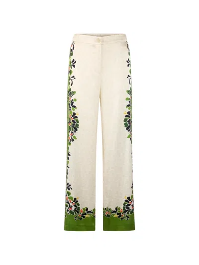 Marccain Warri Palazzo Pants In Multi